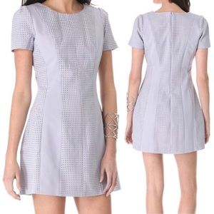 Stylestalker X Revolve Perforated Sheath Mini Dress Lilac Lavender
